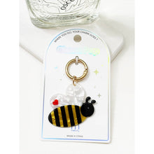 Load image into Gallery viewer, BEE Kind Acrylic Charm Key Chain
