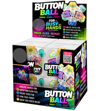 Load image into Gallery viewer, Fidget Button Ball Silicone Sensory Stress Toy - 8/Display

