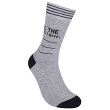 Load image into Gallery viewer, List Of All The Fucks I Give Socks | Funatic
