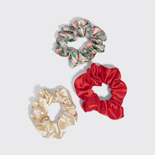 Load image into Gallery viewer, Holiday Scrunchies 3pc Set - Multi-color
