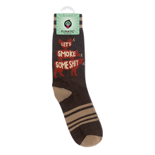 Load image into Gallery viewer, Let's Smoke Some Shit Bbq Socks | Funny | Funatic
