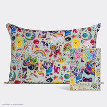 Load image into Gallery viewer, Lisa Frank x Kitsch Standard Satin Pillowcase - The Fantastic World of Lisa Frank

