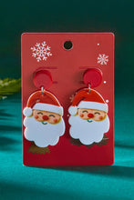 Load image into Gallery viewer, Father Christmas Dangle Earrings
