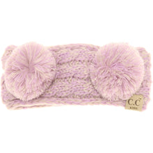 Load image into Gallery viewer, KIDS 🧸 Multi-tone Double Pom Fashion Headband
