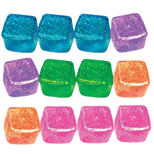 Load image into Gallery viewer, Fun Doh Squish &amp; Squeeze Sparkle Cube Fidget Toy- 12/Display
