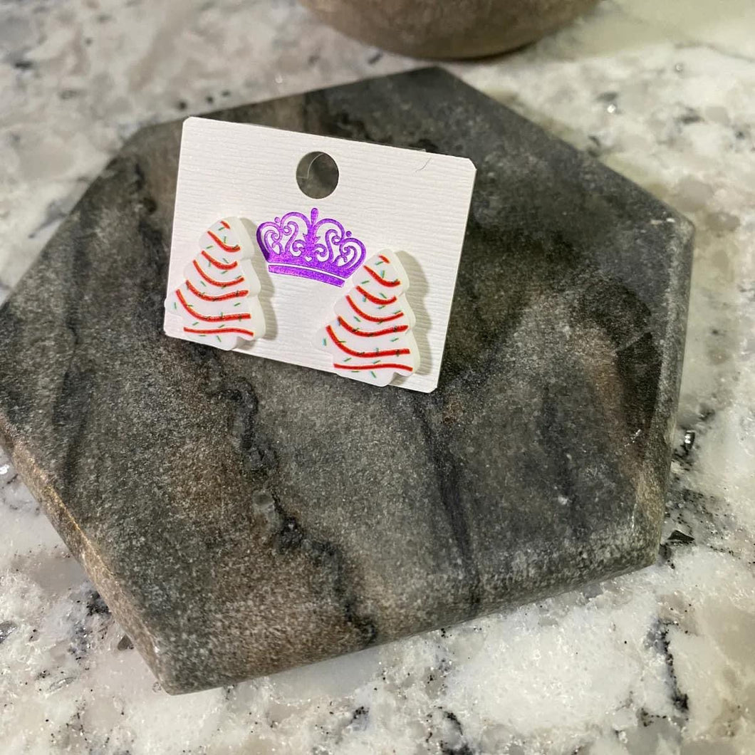 Earrings - Christmas Cakes