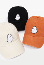 Load image into Gallery viewer, Halloween Ghost Chenille Patch Baseball Cap
