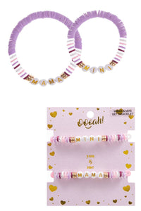 Colorful Mama And Mini 2 Set Bracelet
