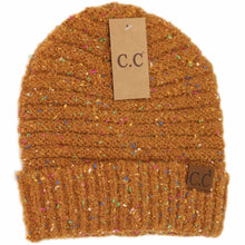 Load image into Gallery viewer, Confetti Boucle Knit Cuff Beanie
