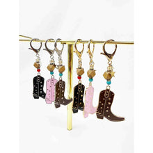 Load image into Gallery viewer, Western Theme Cowboy Boot Keychain
