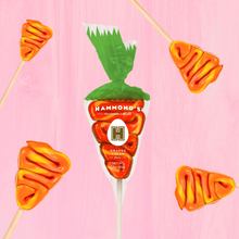 Load image into Gallery viewer, Carrot Lollipops - Orange Creamsicle - 18 Pc POP Display
