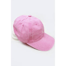 Load image into Gallery viewer, Smile Face Embroidered Washed Baseball Cap

