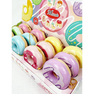 Donut Lip Gloss with Key Ring