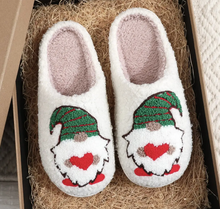 Load image into Gallery viewer, Gnome Christmas Festive Holiday Slippers
