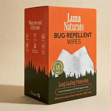 Load image into Gallery viewer, Bug Repellent Wipes | Lemon Eucalyptus Oil | 15 Pack
