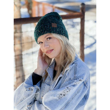 Load image into Gallery viewer, Confetti Boucle Knit Cuff Beanie
