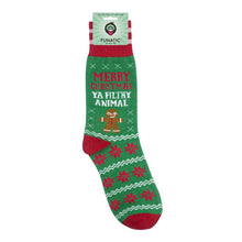 Load image into Gallery viewer, Merry Christmas Ya Filthy Animal Socks | Funatic
