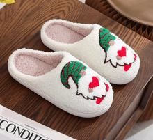 Load image into Gallery viewer, Gnome Christmas Festive Holiday Slippers
