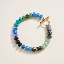 Load image into Gallery viewer, Marbled Ombre Rounded Beaded Stretch Bracelet
