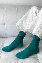 Load image into Gallery viewer, Smile woman Neon socks Combed cotton Crew Socks

