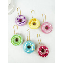 Load image into Gallery viewer, Donut Lip Gloss with Key Ring
