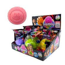 Load image into Gallery viewer, Fun Doh Fuzzy Face Squishy Sensory Toy Variety - 12/Display

