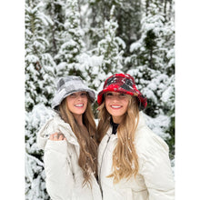 Load image into Gallery viewer, Buffalo Check Sherpa C.C Bucket Hat
