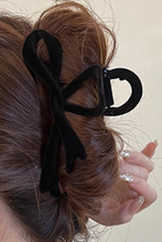 Load image into Gallery viewer, Bow Knot Velvet Large Hair Clip
