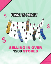 Load image into Gallery viewer, Live, Laugh, Fuck Off Socks | Funny | Funatic
