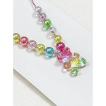 Load image into Gallery viewer, Kids Colorful Teddy Bear Beaded Necklace
