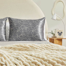 Load image into Gallery viewer, Kitsch &amp; Mickey and Minnie Satin Pillowcase Mickey Maze
