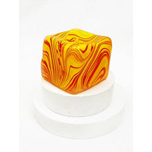 Load image into Gallery viewer, Fluid Pattern Squeeze Cube Slime

