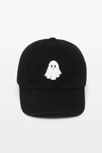 Load image into Gallery viewer, Halloween Ghost Chenille Patch Baseball Cap
