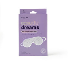 Load image into Gallery viewer, Cosmic Dreams Warming Sleep Masks, Spa Eye Masks - 3 Pk
