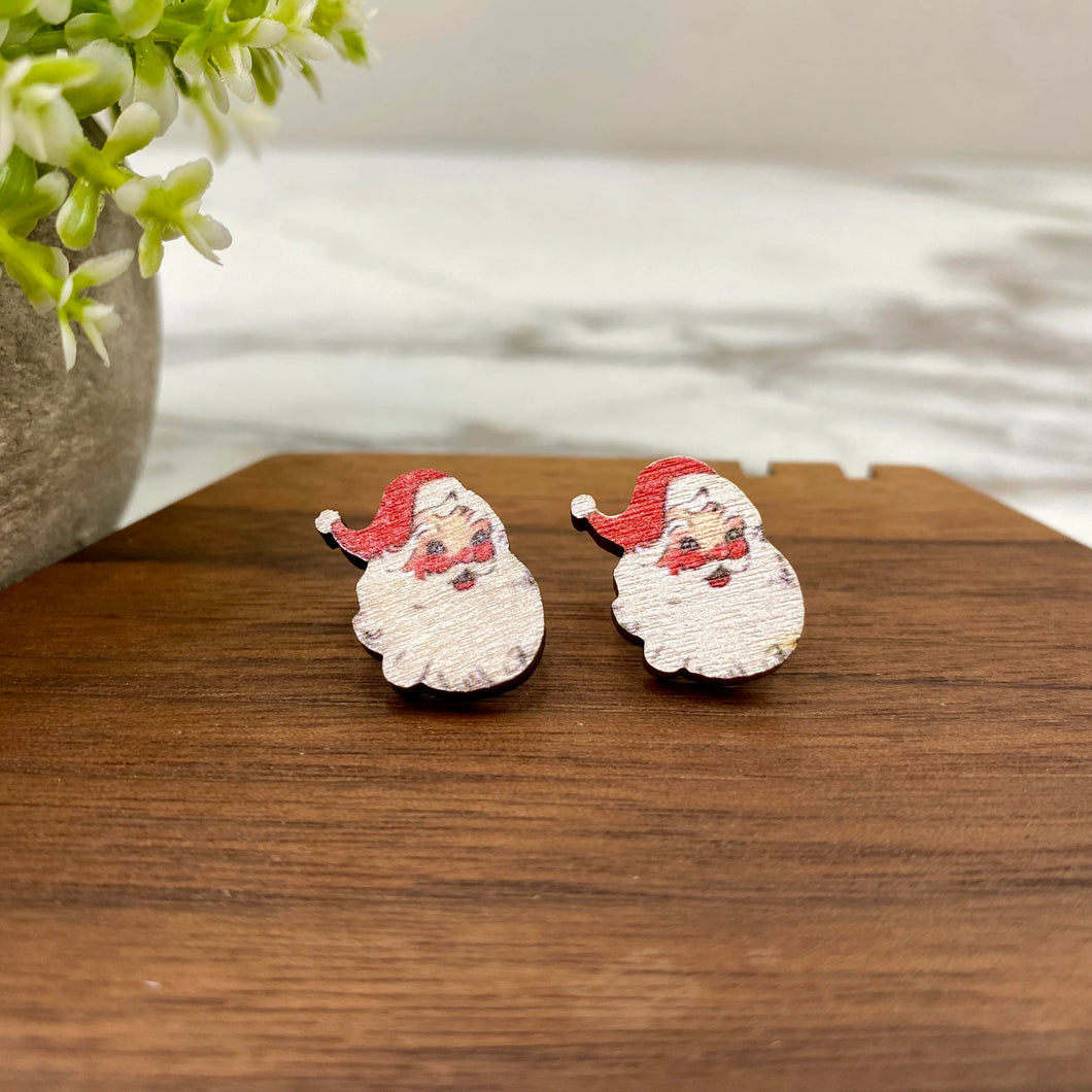 Nostalgic Santa Studs