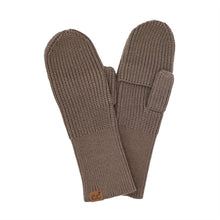 Load image into Gallery viewer, Open Slit C.C Mittens - Mocha
