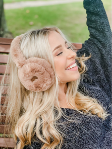 DOORBUSTER Faux Fur CC Earmuff - Taupe