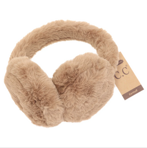 DOORBUSTER Faux Fur CC Earmuff - Taupe