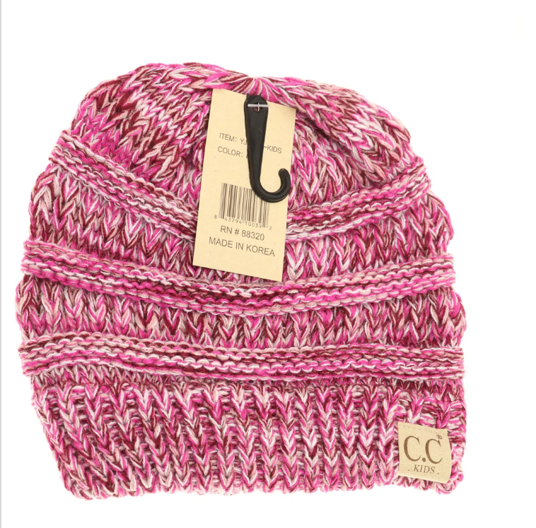 DOORBUSTER!!! KIDS Four-Tone CC Beanies