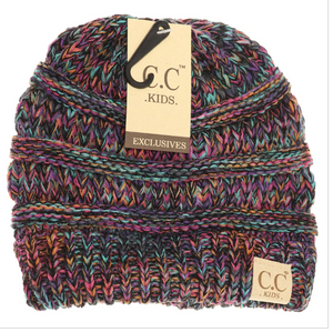 DOORBUSTER!!! KIDS Four-Tone CC Beanies