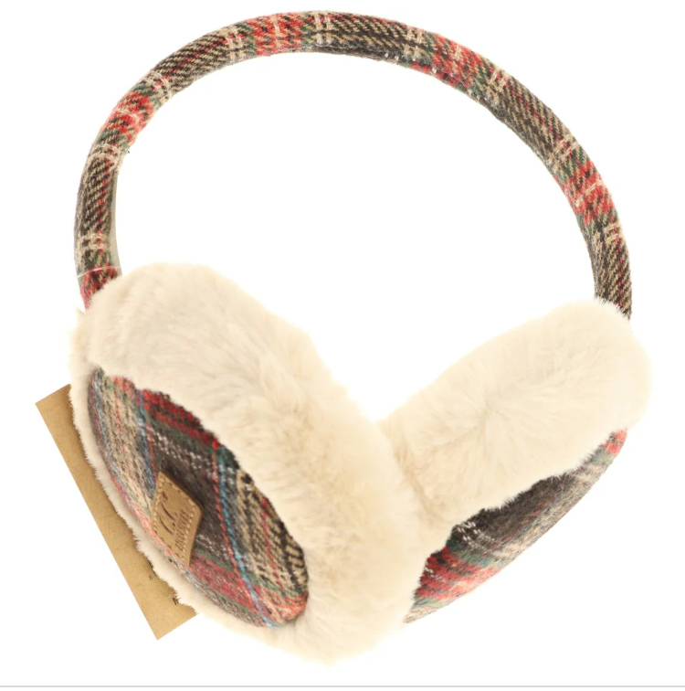 DOORBUSTER Plaid Pattern CC Earmuff