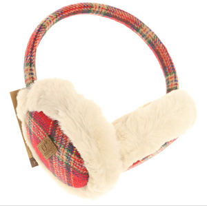 DOORBUSTER Plaid Pattern CC Earmuff