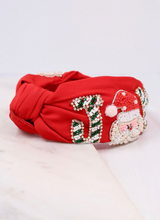 Load image into Gallery viewer, Christmas Joy Headband RED
