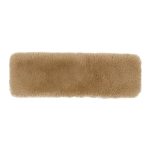 Faux Fur C.C Headwrap - Camel