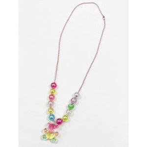 Kids Colorful Teddy Bear Beaded Necklace
