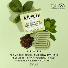 Load image into Gallery viewer, Tea Tree &amp; Mint Clarifying Shampoo &amp; Conditioner Bar Combo
