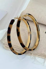 Load image into Gallery viewer, Stainless Alloy Leopard Hoop Earrings
