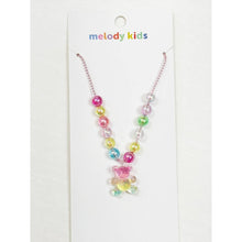 Load image into Gallery viewer, Kids Colorful Teddy Bear Beaded Necklace
