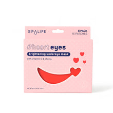 Load image into Gallery viewer, Valentines' Day #hearteyes Brightening Undereye Masks - 8 Pk
