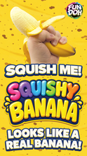 Load image into Gallery viewer, Fun Doh Squishy Banana Stress Relief Toy - 6/Display

